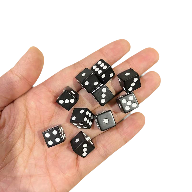 Wholesale 1000pcs Dots Dice 10 - огляд і ціна Puzzle Blank White