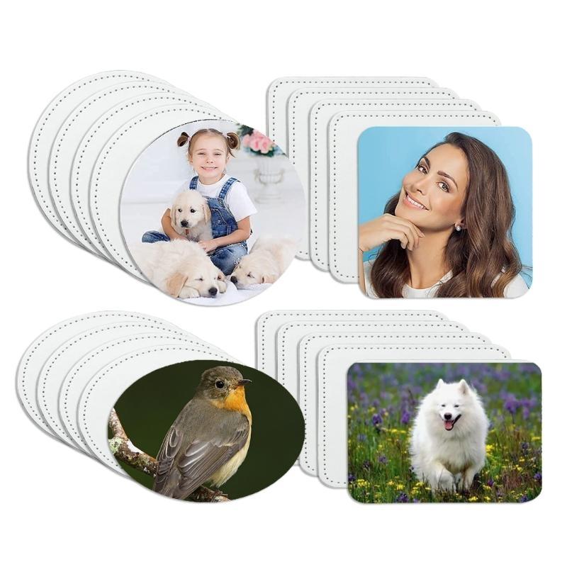 E8BD 10 Pieces Blank Leather H - огляд і ціна Hat Sublimation Blank