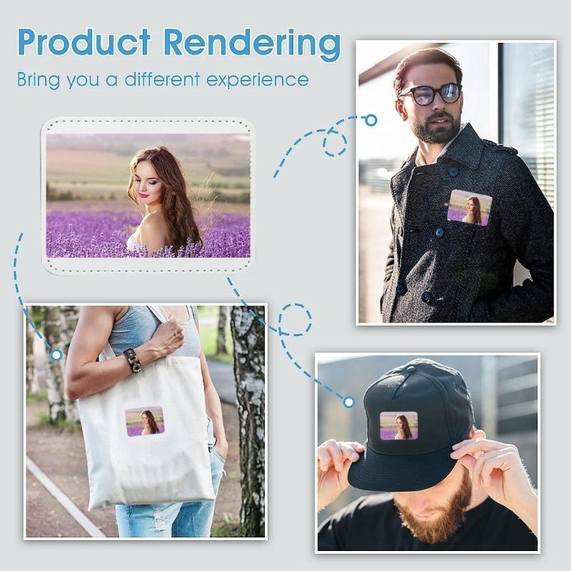 E8BD 10 Pieces Blank Leather H - огляд і ціна Hat Sublimation Blank