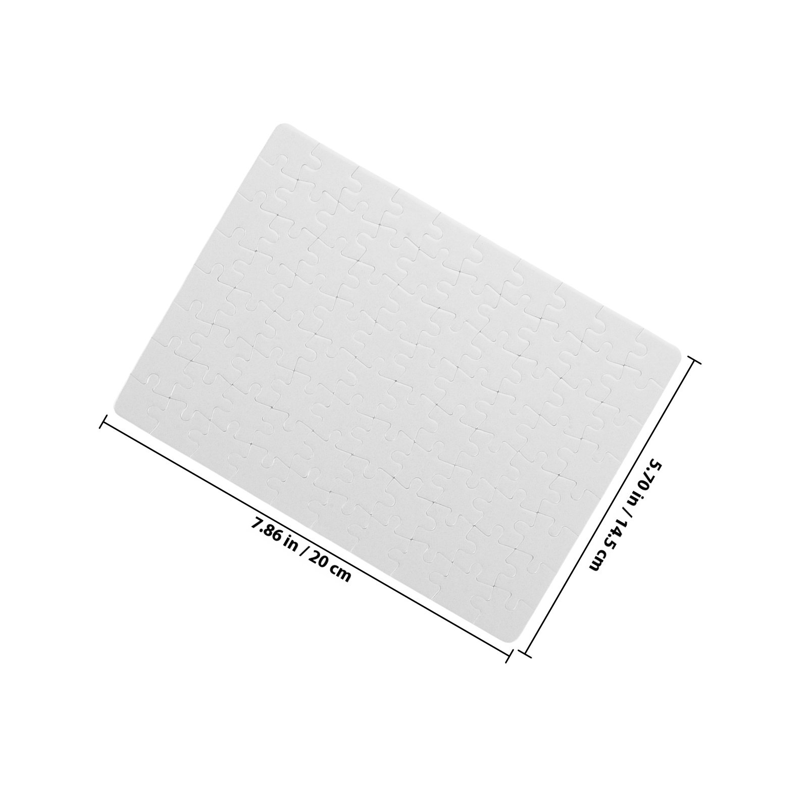 4Sheets Blank Puzzle Pieces Wh - огляд і ціна Puzzle Blank White